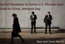 Secret Backdoor in Some US Phones Sent Data to China, Analysts Say